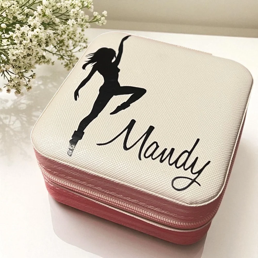 Personalized Travel Jewelry Box – Custom Gift for Bridesmaids, Birthdays & More!